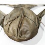 Borsa hobo in pelle verde