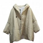 Giacca puffer oversize bianco