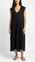 Vestito senza maniche nero - Image 2