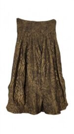 Gonna lunga broccato gold