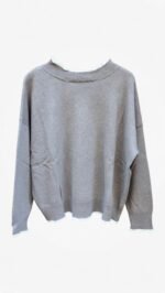 Maglione beige oversize