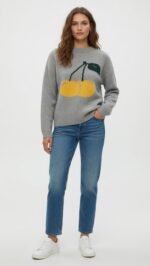 Maglione grigio chiaro - Image 2
