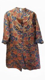 Giacca corta in tessuto broccato