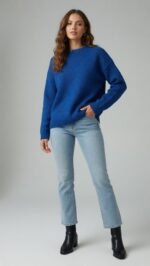 Maglione blu elettrico - Image 3