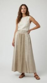 Pantalone canvas raso patchwork - immagine 2