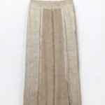 Pantalone canvas raso patchwork