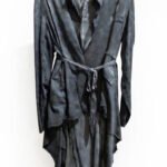 Giacca wrap grigio antracite