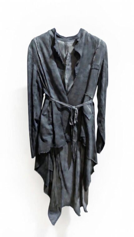 Giacca wrap grigio antracite